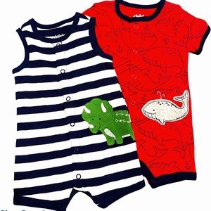 NWT Bundle Boys Rompers